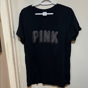 PINK Victoria's Secret Black Tee